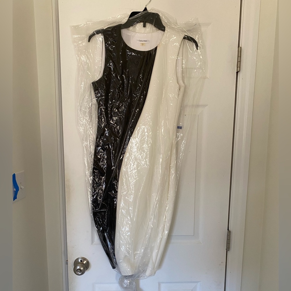 Calvin Klein Black and White Cocktail Dress